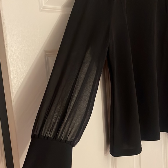 Ann Taylor mock neck blouse - Picture 2 of 8